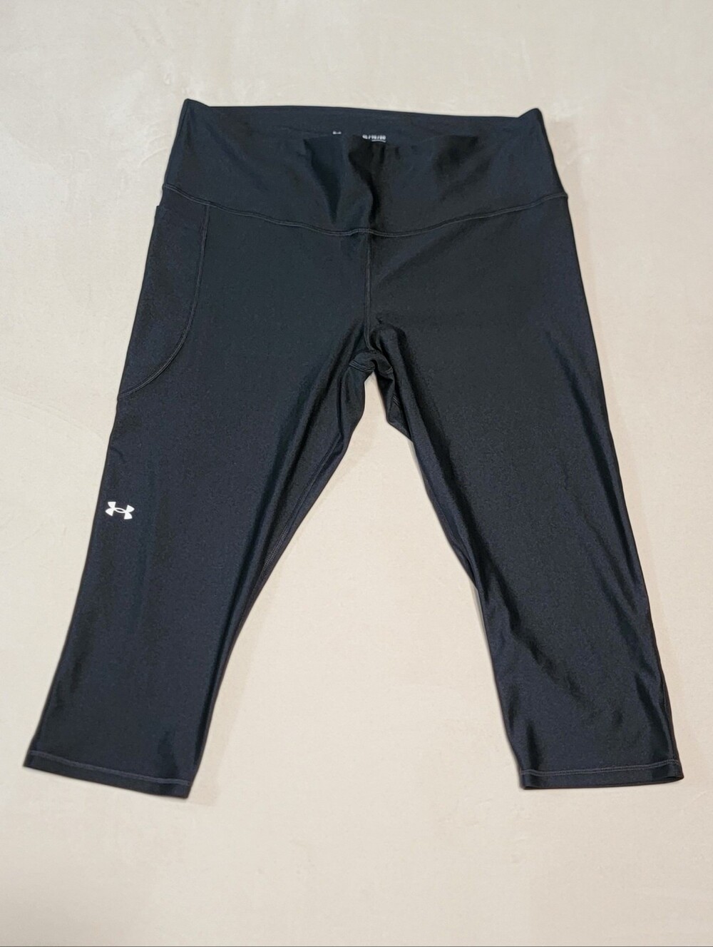 Women's Under Armour Black Compression Leggings XL Strech Pants